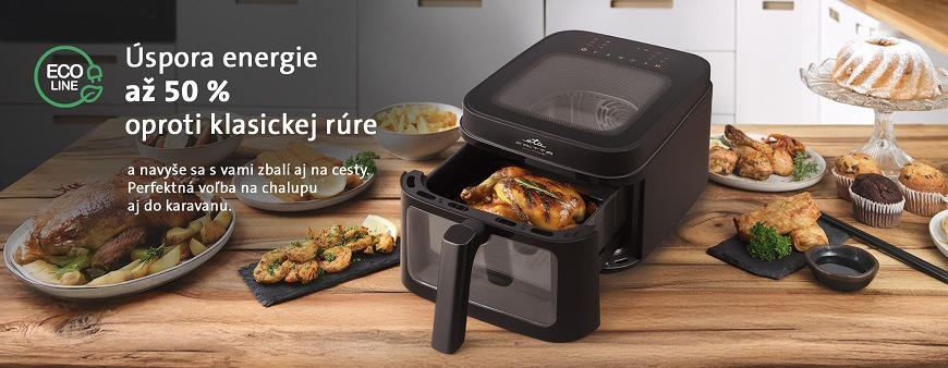 Fritéza teplovzdušná ETA Fritta Ultima 7168 90000 čierna