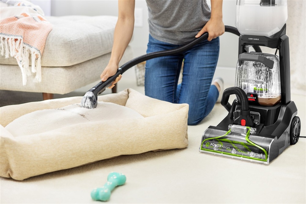 Viacúčelový vysávač Bissell 3878N PowerWash ​Pet čierny/zelený