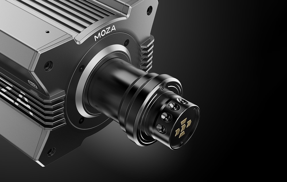 Základňa Moza Racing R12 V2 (PC) hliník Moza Racing R12 V2 (PC) umožňuje nekonečné otáčanie