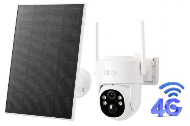 IP kamera IMMAX NEO LITE Smart Security Solar Sentry 4G biela Detail IP kamery IMMAX NEO LITE Smart Security Solar Sentry 4G