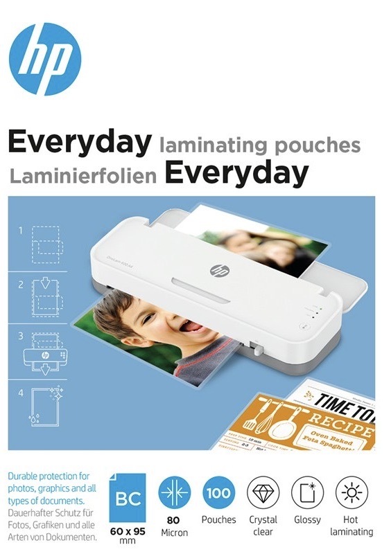 Laminovacia fólia HP s hrúbkou 80 mikrónov, 100 ks v balení