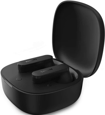 Slúchadlá Philips TAT2100LB/00 svetlo modrá Nabíjacie púzdro s vybratým slúchadlom Philips