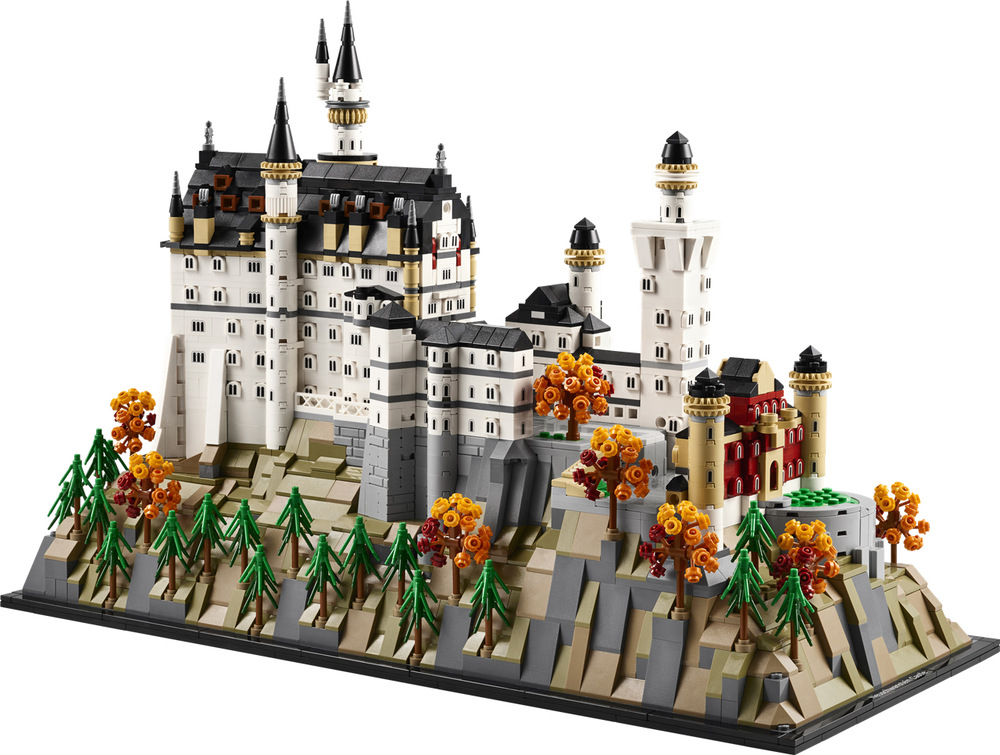 Stavebnica LEGO Architecture približuje Zámok Neuschwanstein ako prepracovaný model slávnej európskej pamiatky