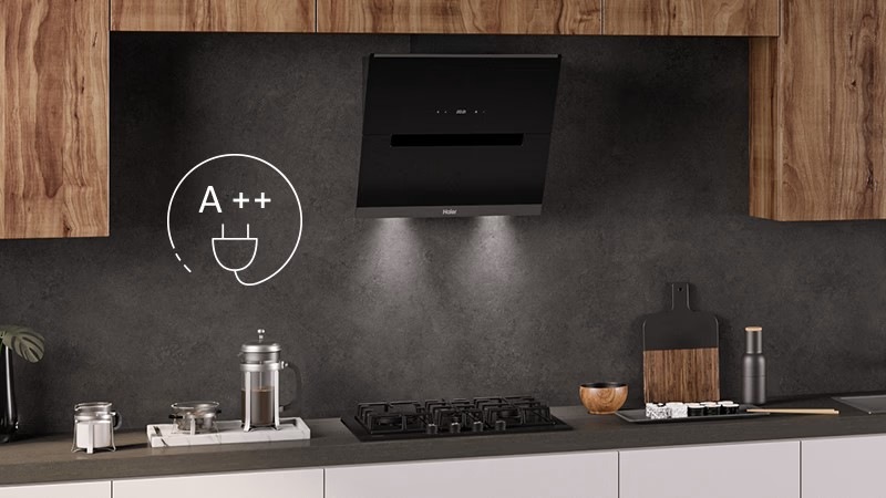 Odsávač pár Haier HADG9CBS4BWIFI čierny HARHADG9CBS4BWIFI_energy