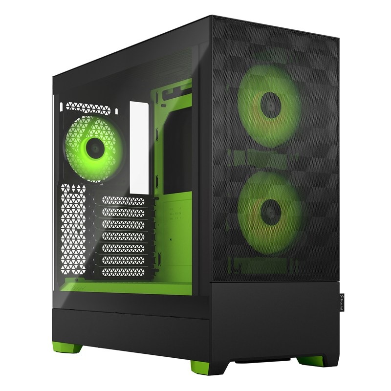 FRACTAL DIZAJN Pop Air RGB Green Core Tempered Glass Clear Tint