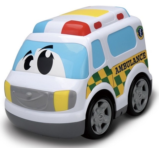 RC auto Alltoys Kiddy Go! Sanitka biele