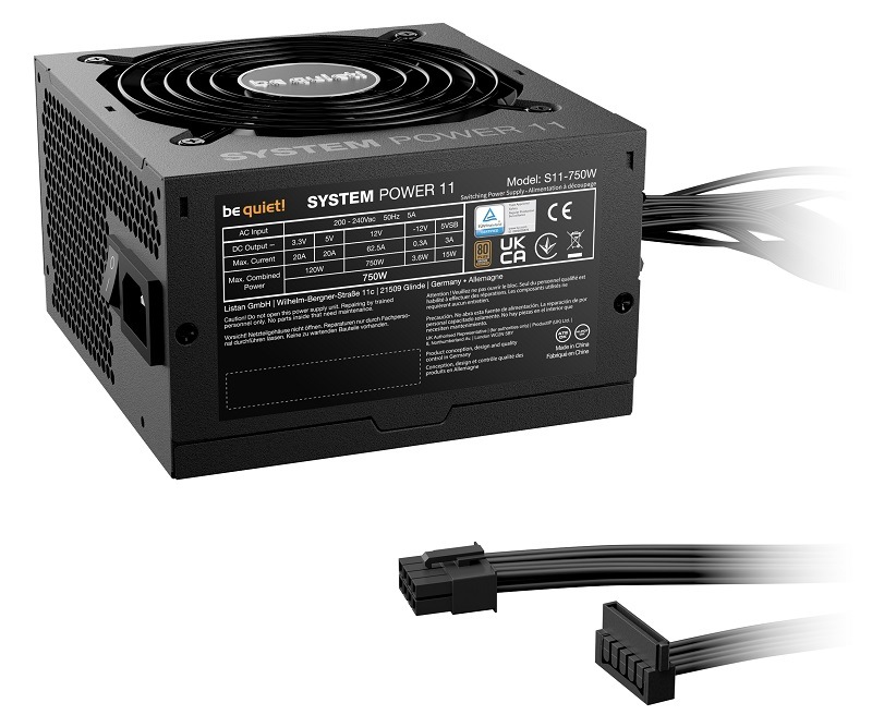 Zdroj be quiet! System Power 11 750W s káblami