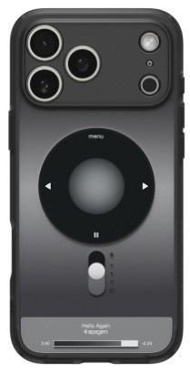 Kryt na mobil Spigen Ultra Hybrid MagSafe na Apple iPhone 17 Pro Max čierny Kryt na mobil Spigen Ultra Hybrid MagSafe na Apple iPhone 17 Pro Max v čiernej farbe