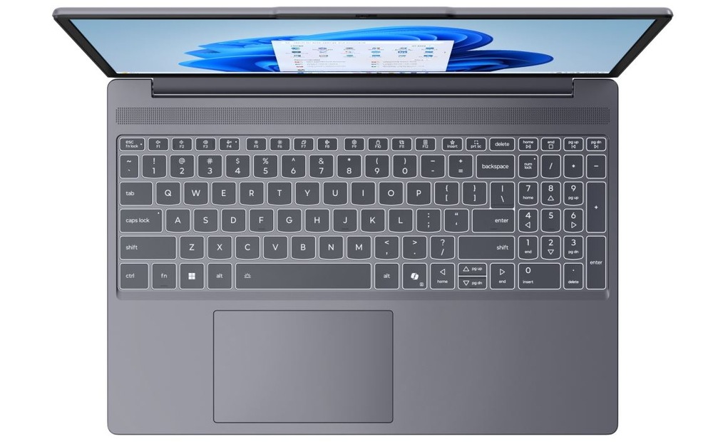 Notebook Lenovo IdeaPad Slim 3 15IRH10 pohľad zhora