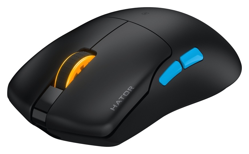 Myš HATOR Pulsar 3 PRO čierna Herná myš HATOR Pulsar 3 Pro Wireless s podsvieteným kolieskom a dvojicou bočných tlačidiel