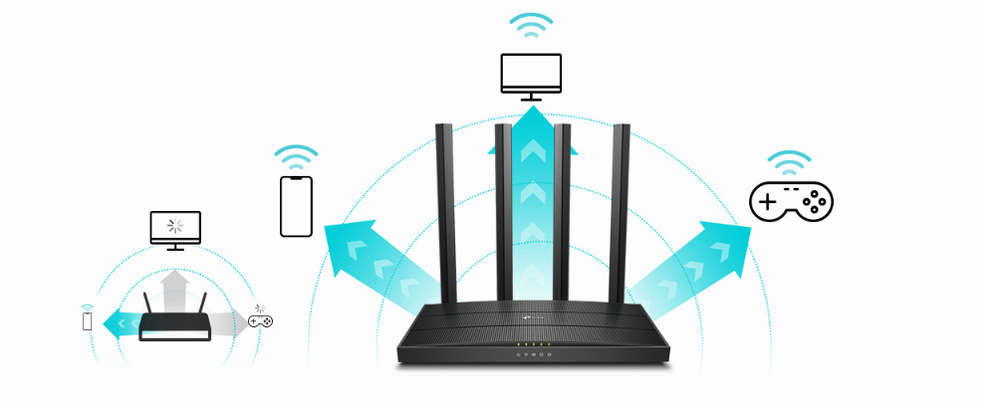 Router TP-Link Archer C80 čierny Router TP-Link Archer C80 čierny