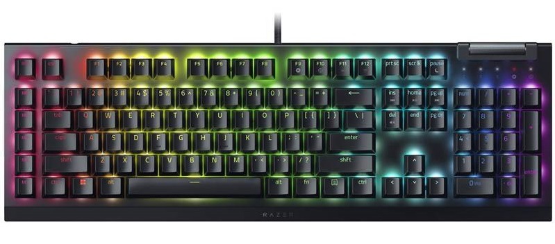Klávesnica Razer BlackWidow V4 X (Green Switch) US layout čierna