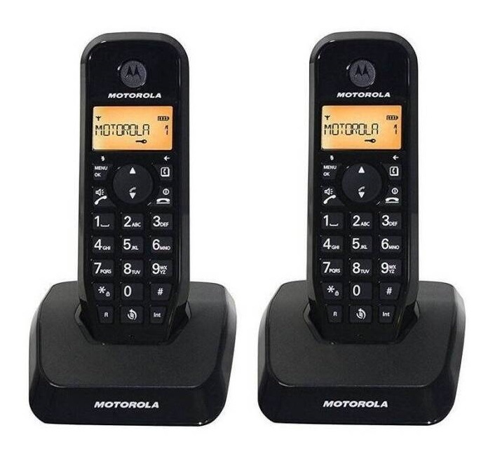 Domáci telefón Motorola S1202 Duo čierny