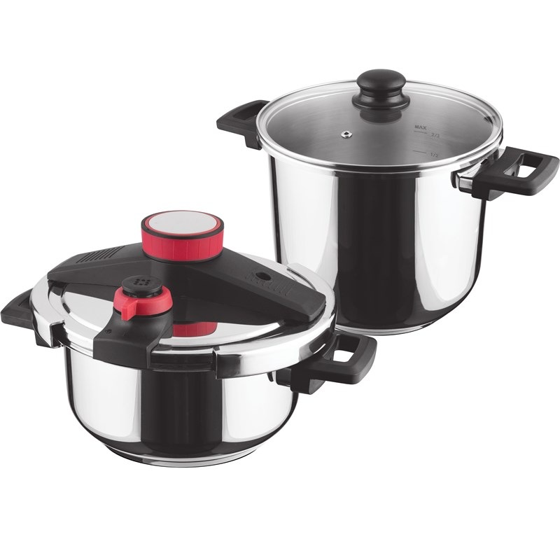 Tlakový hrniec Lamart STEAM LT1230 Steam, 4 + 7 l nerez