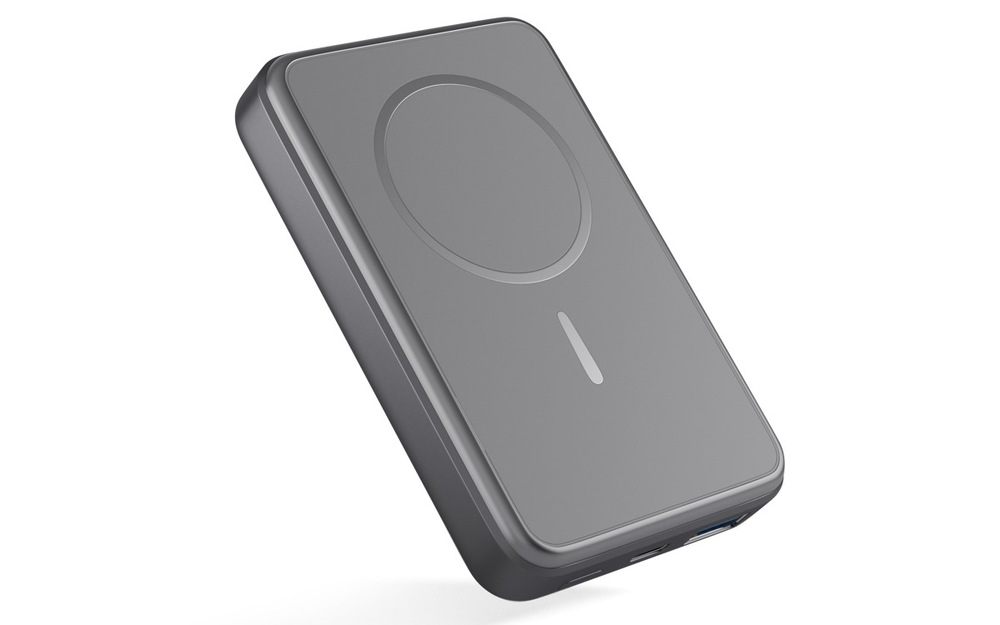 Powerbank Epico Mag + Aluminium 10 000mAh + kábel USB-C/USB-C - šedá