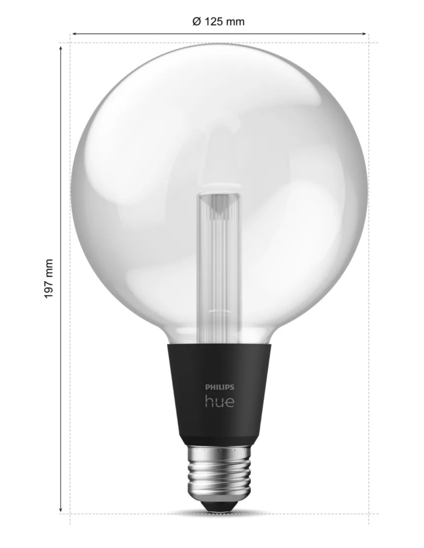 Inteligentná žiarovka Philips Hue G125, 6,8W, E27, White a Color Ambiance Inteligentná žiarovka Philips Hue G125, 6,8W, E27, White a Color Ambiance