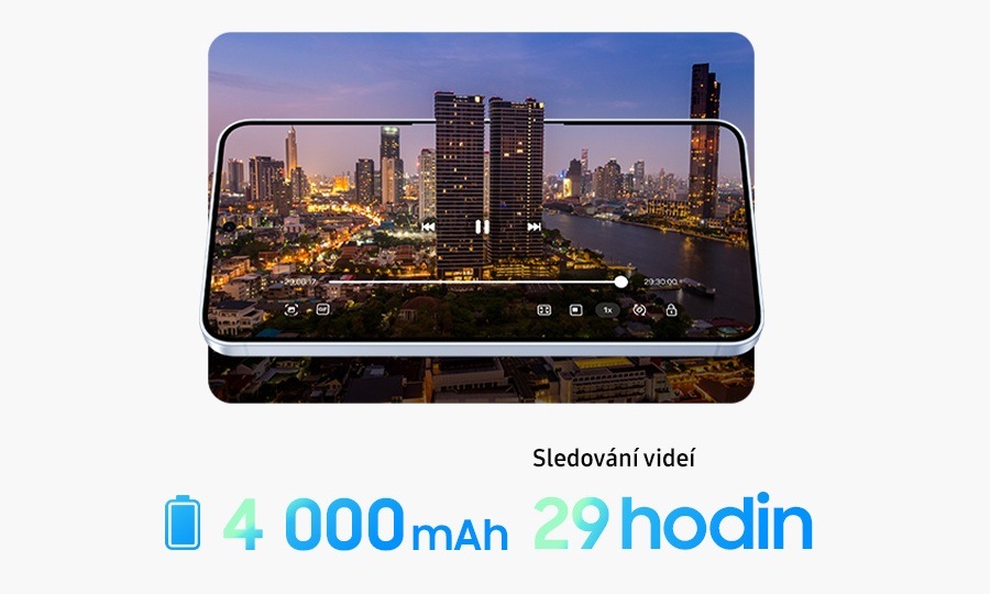 Mobilný telefón Samsung Galaxy S25 5G 12 GB / 128 GB čierny/modrý