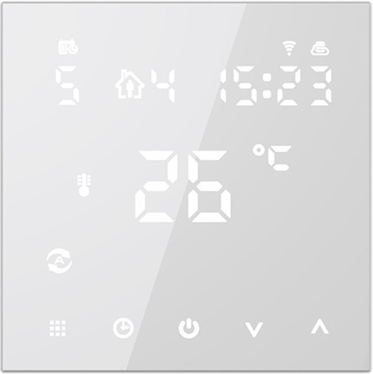 Termostat Geti GRT06W, Wi-Fi, pod omietku - biely