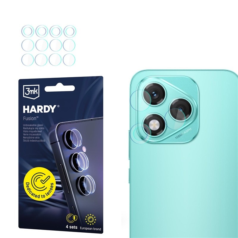Ochranné sklo šošovky fotoaparátu 3mk Honor 400 Lite - Hardy Fusion Lens Protection - priehľadné