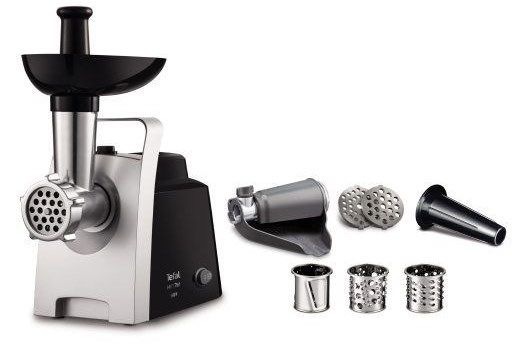 Mlynček na mäso Tefal NE109838 čierny/strieborný Mlynček na mäso Tefal NE109838 čierny/strieborný