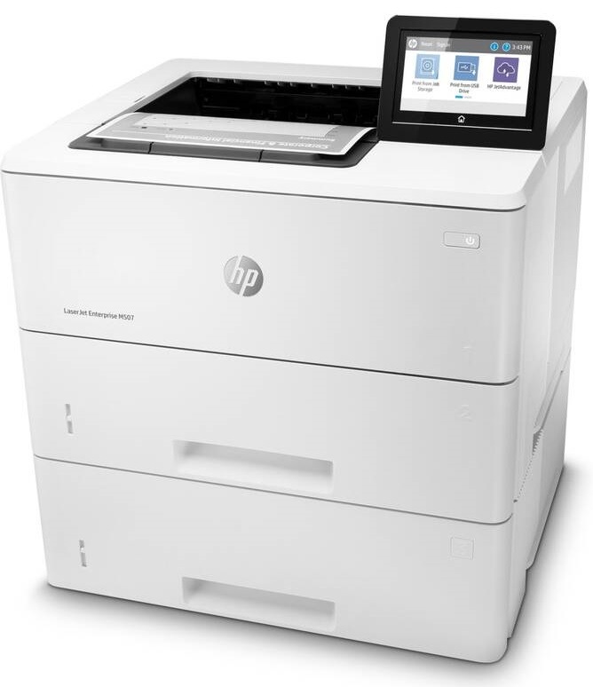 Tlačiareň laserová HP LaserJet Enterprise M507x biela