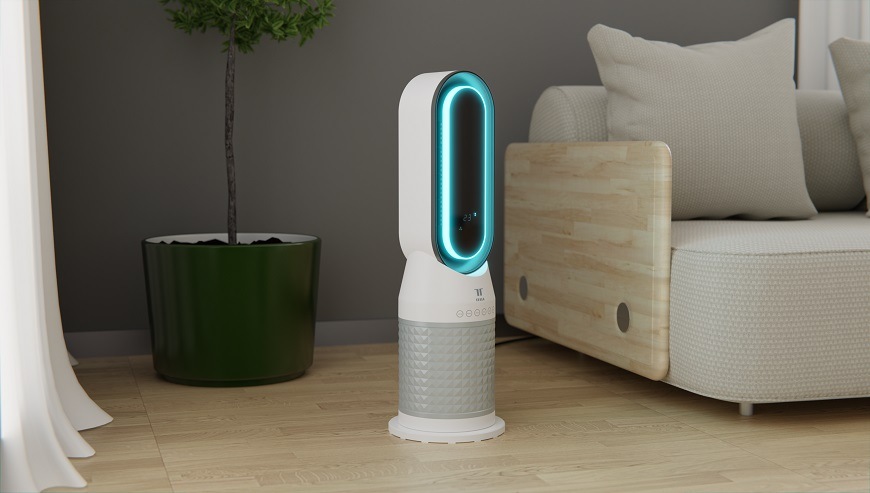 Teplovzdušný ventilátor Tesla Smart Heater HTR300 biely Teplovzdušný ventilátor Tesla Smart Heater HTR300 biely