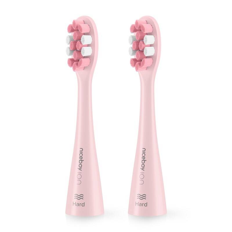 Náhradné hlavice Niceboy ION Sonic Hard pink, 2 ks ružová