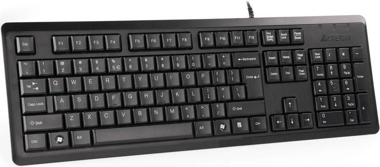 Klávesnica A4Tech KR-92, USB, CZ čierna A4Tech KR-92