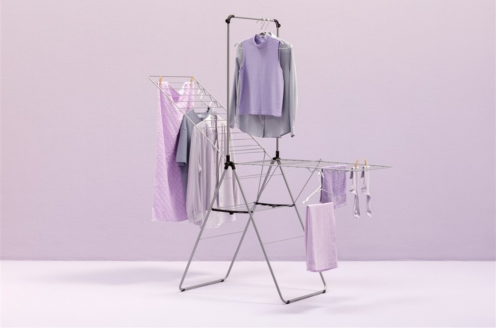 Sušiak na bielizeň Brabantia HangOn, 25 m, Metallic Grey strieborný Sušiak na bielizeň Brabantia HangOn, 25 m, Metallic Grey strieborný