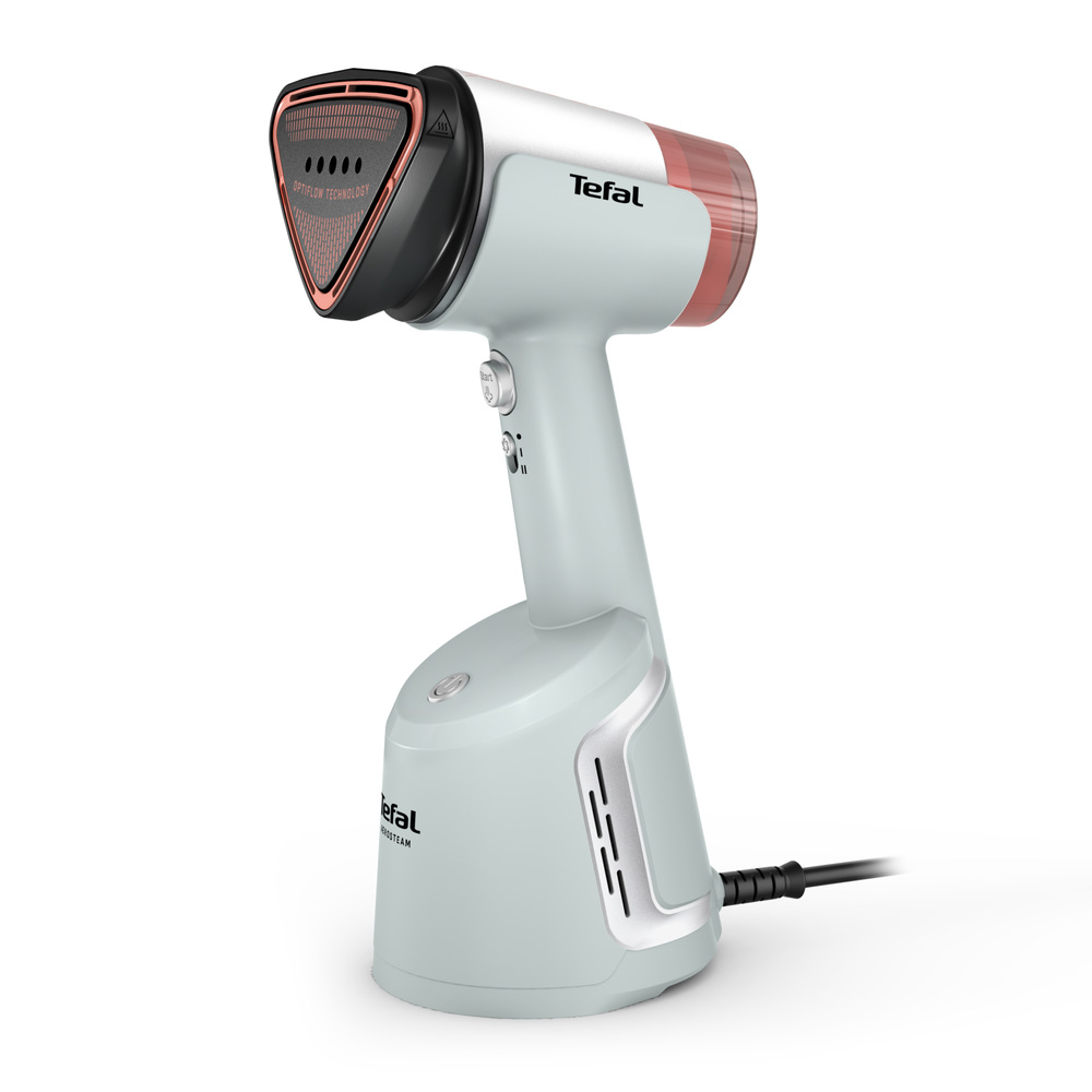 Ručný naparovač odevov Tefal DT9814F0 Aerosteam Eucalyptus biely