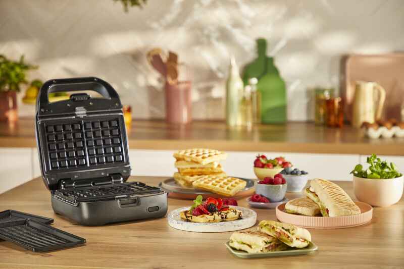 Sendvičovač Tefal SW862BF0 New Snack Collection sivý