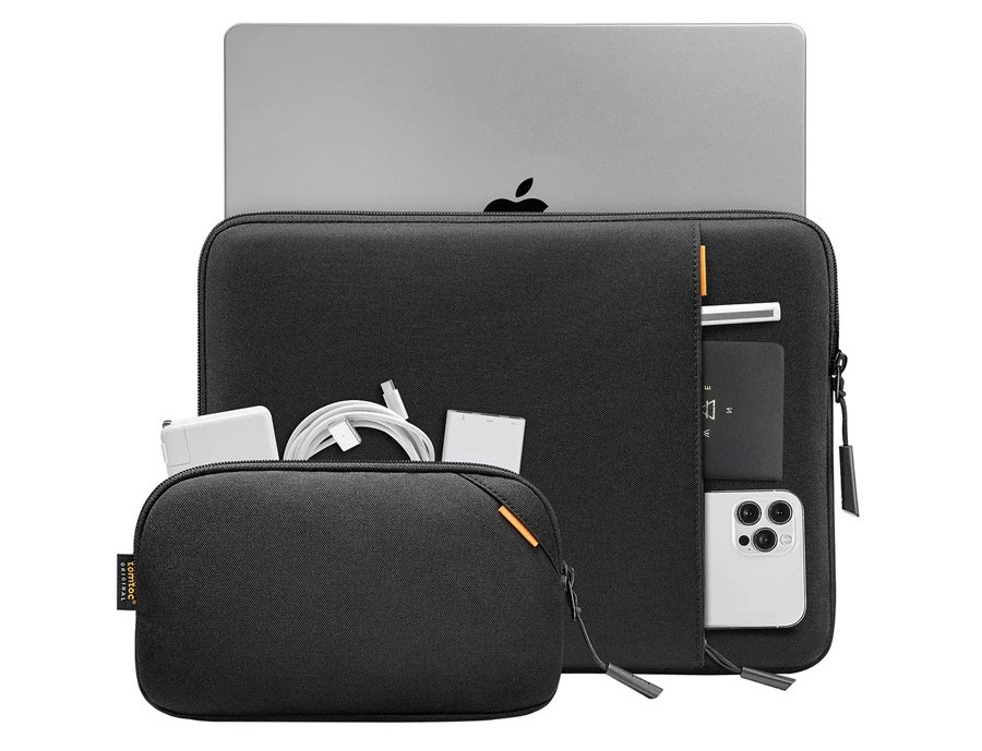 Puzdro na notebook tomtoc Sleeve Kit - 16" MacBook Pro/15,3" MacBook Air čierne