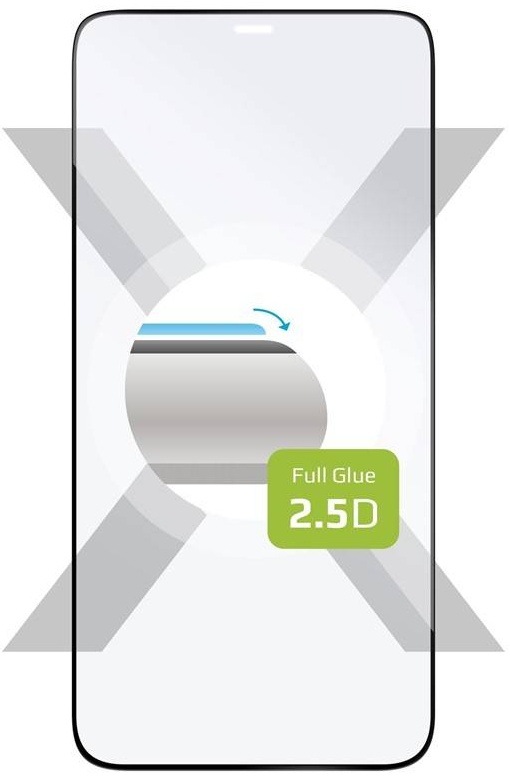 Tvrdené sklo FIXED Full-Cover na Apple iPhone 12 Pro Max čierne