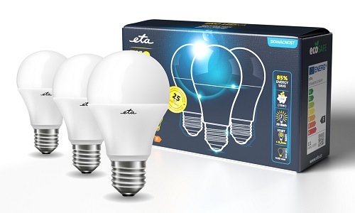 LED žiarovka ETA EKO LEDka klasik 11W, E27, neutrálna biela, 3ks žiarovka ETAA60W11NW3P neutrálna biela