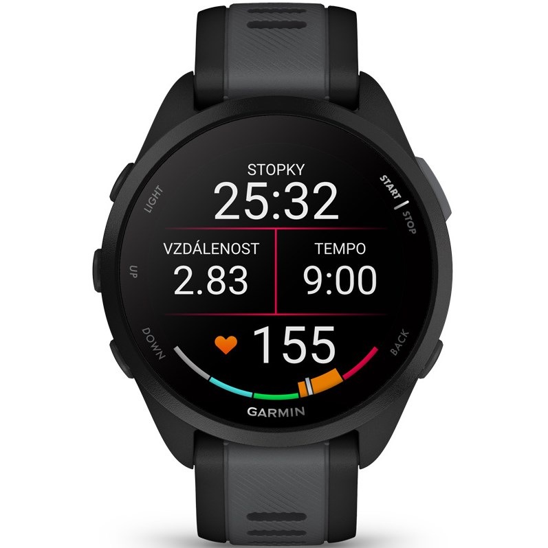 Inteligentné hodinky Garmin Forerunner 165 Music - Black / Slate Grey
