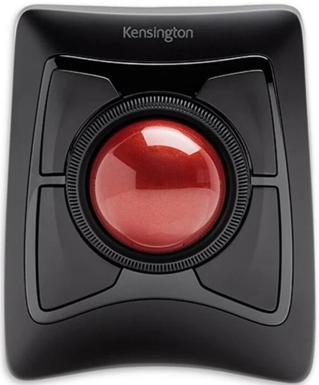 Trackball KENSINGTON Trackball Expert optická/4 tlačidiel/400DPI - čierna/červená