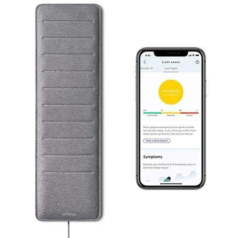Monitor spánku Withings Sleep (WSM02-Analyzer-All-EU/UK) sivý