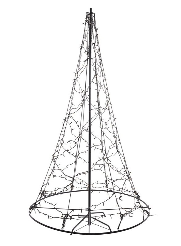 LED dekorácia EMOS svietiaci stromček, 180 cm, 480LED, IP44, vonkajšia aj vnútorná, teplá biela