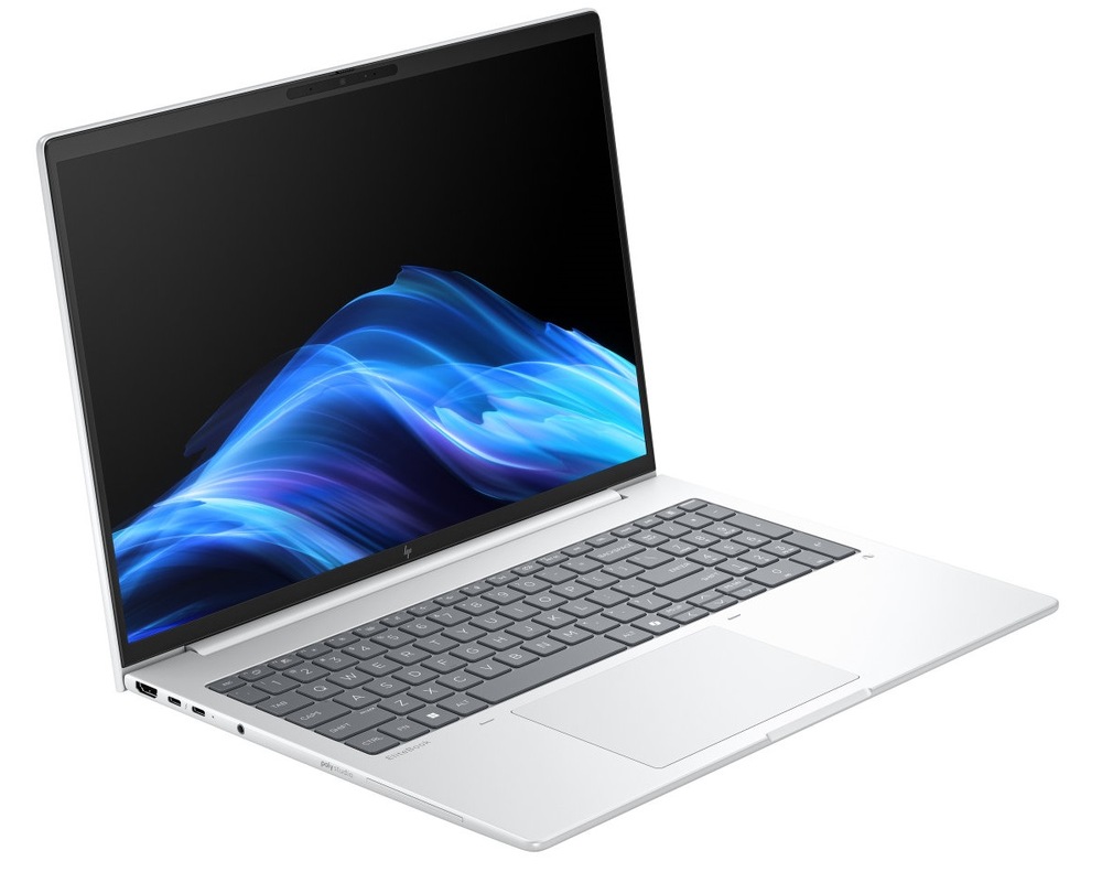 Notebook HP EliteBook 8 G1a 16" strieborný HP EliteBook 8 G1a otočený doprava