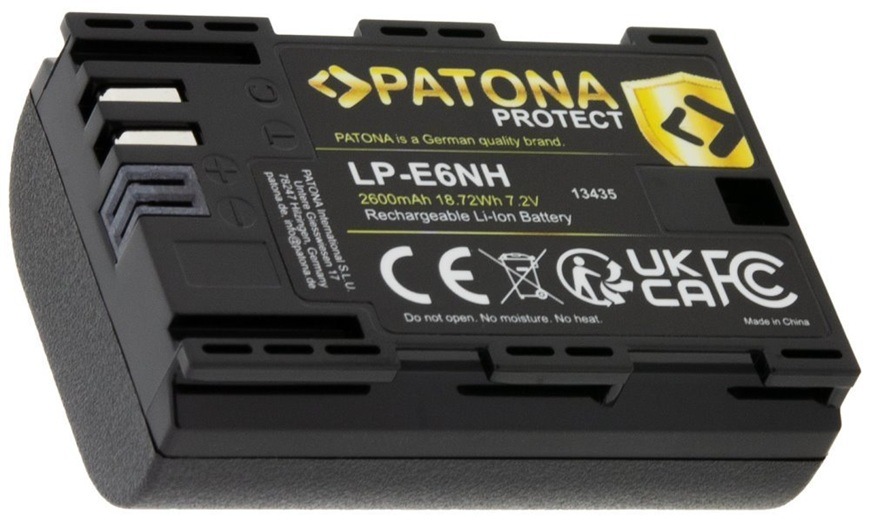 Batéria PATONA pre Canon LP-E6NH 2250mAh Li-Ion Protect EOS R5/R6 Batéria PATONA pre Canon LP-E6NH 2250mAh Li-Ion Protect EOS R5/R6