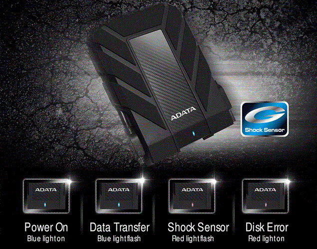 Externý pevný disk ADATA HD710 Pro 2TB červený Externý pevný disk ADATA HD710 Pro 2TB červený