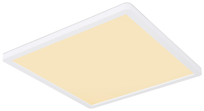 LED stropné svietidlo GLOBO Sapana, štvorec, 42 cm, LED, 24W biele