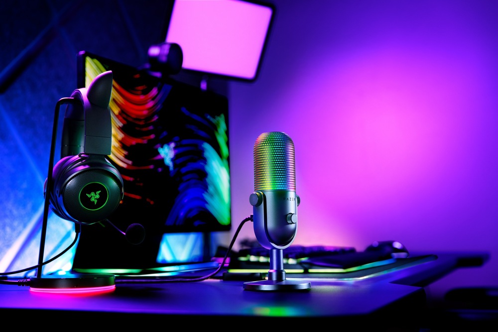 Mikrofón Razer Seiren V3 Chroma čierny Razer Seiren V3 Chroma