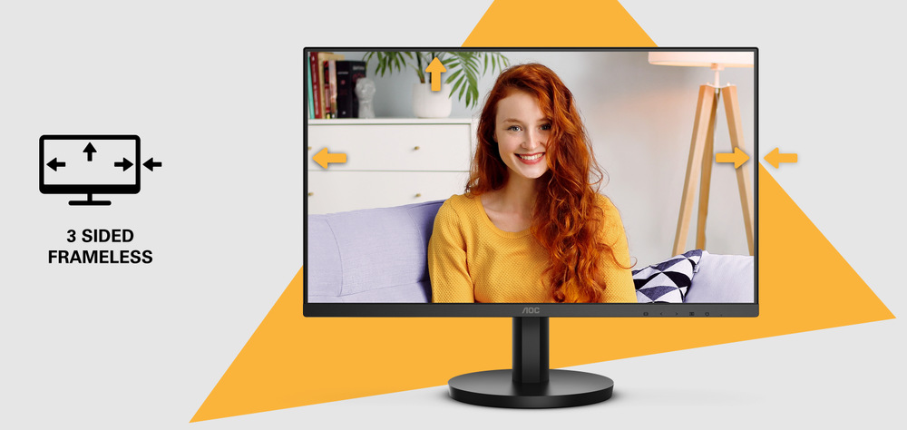 Monitor AOC 24B3HA2 čierny