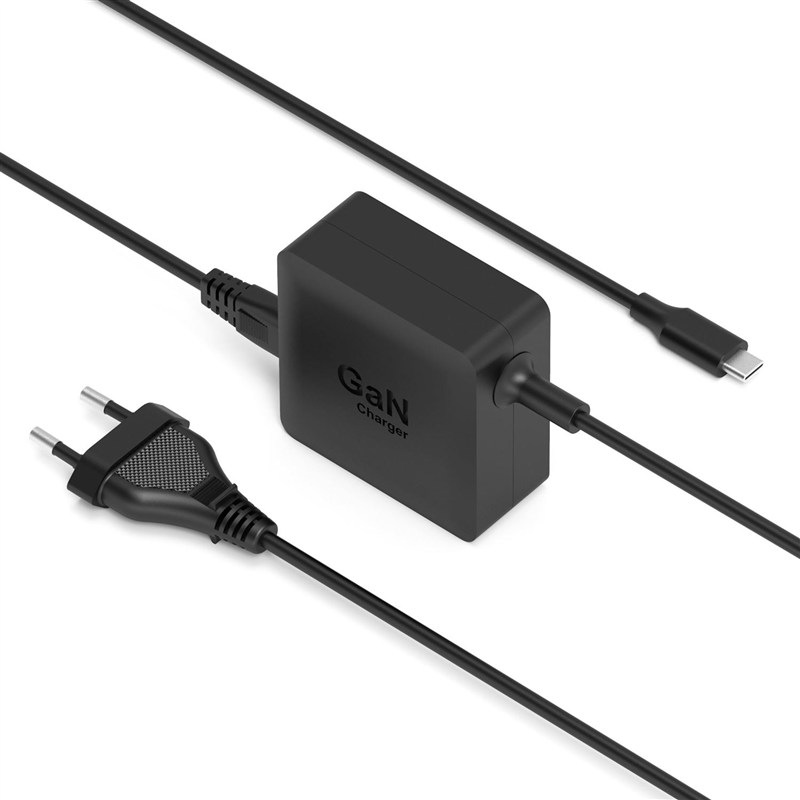 Napájací adaptér PORT CONNECT USB-C GaN2 RP0738, PD 65 W, čierna
