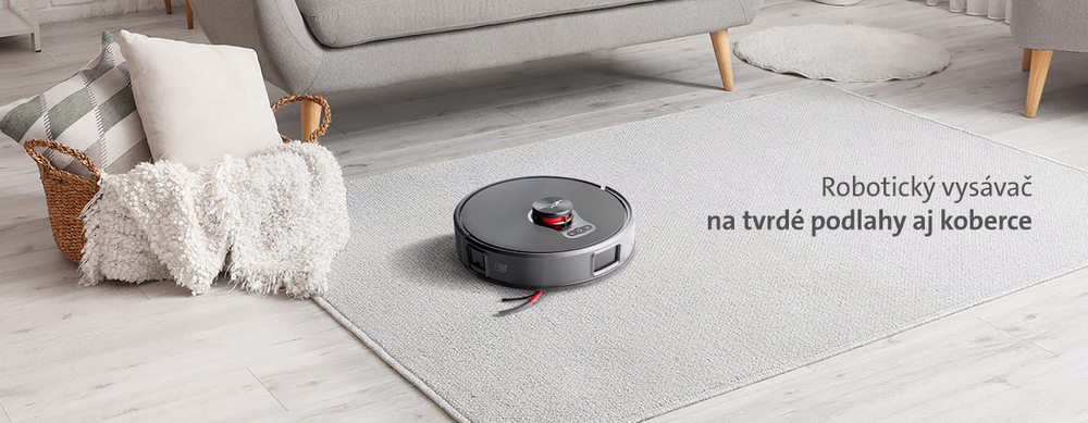 Robotický vysávač ETA Leone 2 PRO 6254 90000 sivý Robotický vysávač s odsávacou stanicou ETA Leone 2 Pro