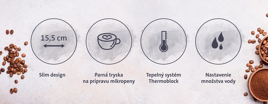 Pákový kávovar ETA Coffito 0175 0000 čierne Espresso ETA Coffito 0175 90000, vykurovací systém