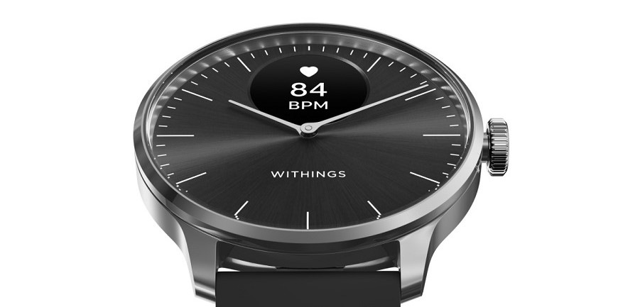 Inteligentné hodinky Withings Scanwatch Light 37 mm čierne Inteligentné hodinky Withings Scanwatch Light 37 mm čierne