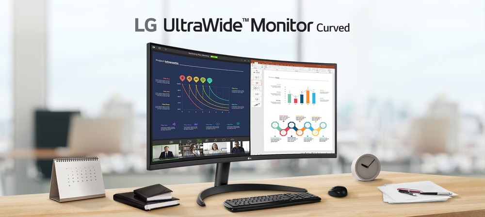 Monitor LG UltraWide 34WR50QK-B čierny
