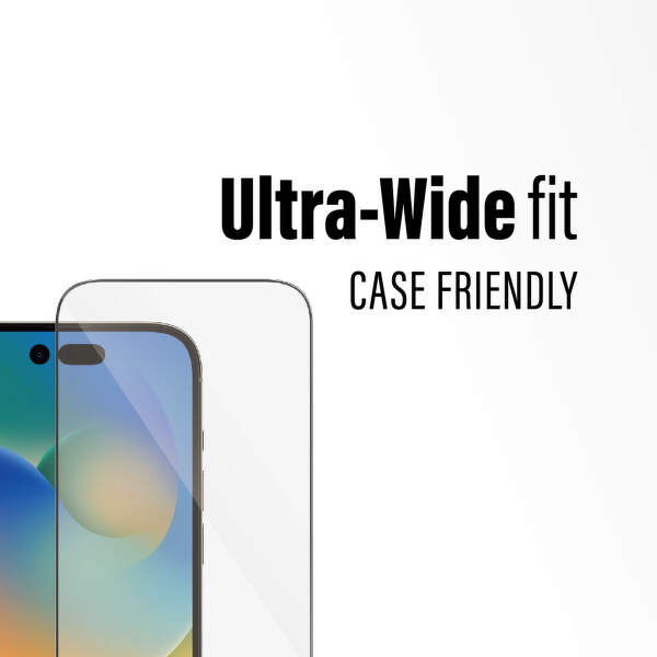 Tvrdené sklo PanzerGlass Ultra-Wide Fit na iPhone 14 Pro čierne Tvrdené sklo PanzerGlass Ultra-Wide Fit na iPhone 14 Pro čierne